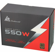 Блок питания LinkWorld ATX 550W LW-550B 80+ bronze (24+4+4pin) APFC 120mm fan 5xSATA RTL