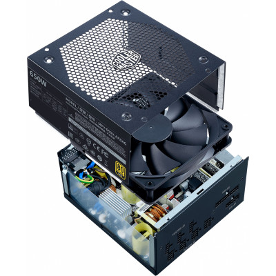 Блок питания Cooler Master ATX 650W V650 Gold V2 80+ gold (24+8+4+4pin) APFC 135mm fan 8xSATA RTL