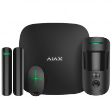 Комплект беспроводной сигнализации Ajax Ajax StarterKit Cam Черный
