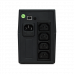 UPS POWERMAN Back Pro 600I PLUS IEC320, line-interactive, 600VA, 360W, 4 IEC C13 with backup power, USB, battery 12V 7 Ah 1 pc., 298mm x 101mm x 142mm, 4.8 kg.