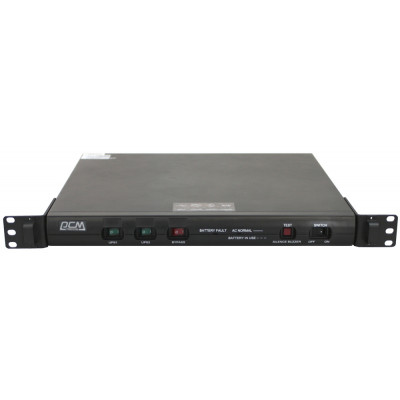 Источник бесперебойного питания Powercom King Pro RM KIN-1500AP LCD 900Вт 1500ВА черный