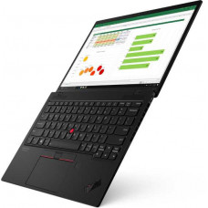Ноутбук Lenovo ThinkPad X1 Nano G1 T Core i7 1160G7 16Gb SSD512Gb Intel Iris Xe graphics 13" IPS 2K (2160x1350) Windows 10 Professional 64 black WiFi BT Cam
