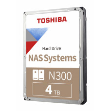 Жесткий диск Toshiba SATA-III 4Tb HDWG440EZSTA NAS N300 (7200rpm) 256Mb 3.5" Rtl