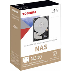 Жесткий диск Toshiba SATA-III 4Tb HDWG440EZSTA NAS N300 (7200rpm) 256Mb 3.5" Rtl