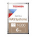 Жесткий диск Toshiba SATA-III 4Tb HDWG440EZSTA NAS N300 (7200rpm) 256Mb 3.5" Rtl