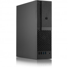 Foxline FL-1001 mATX case, black, w/PSU TFX 300W, w/2xUSB2.0+2xUSB3.0, w/1xcombo audio, w/pwr cord, w/ 8cm FAN