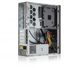 Foxline FL-1001 mATX case, black, w/PSU TFX 300W, w/2xUSB2.0+2xUSB3.0, w/1xcombo audio, w/pwr cord, w/ 8cm FAN