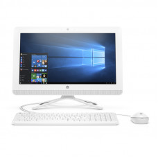 HP 20-c005ur AiO   19.5"(1600x900)/Intel Core i3 6100U(2.3Ghz)/4096Mb/1000Gb/DVDrw/Int:Intel HD Graphics 520/Cam/BT/WiFi/war 1y/4.4kg/Snow White/W10 + USB KBD ALL WHITE + HP USB Wired Optical Mouse (White)