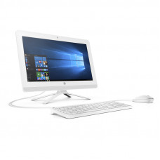 HP 20-c005ur AiO   19.5"(1600x900)/Intel Core i3 6100U(2.3Ghz)/4096Mb/1000Gb/DVDrw/Int:Intel HD Graphics 520/Cam/BT/WiFi/war 1y/4.4kg/Snow White/W10 + USB KBD ALL WHITE + HP USB Wired Optical Mouse (White)