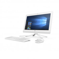 HP 20-c005ur AiO   19.5"(1600x900)/Intel Core i3 6100U(2.3Ghz)/4096Mb/1000Gb/DVDrw/Int:Intel HD Graphics 520/Cam/BT/WiFi/war 1y/4.4kg/Snow White/W10 + USB KBD ALL WHITE + HP USB Wired Optical Mouse (White)