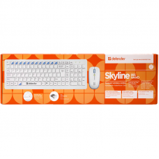 Defender Беспроводной набор Skyline 895 RU,белый,мультимедийный USB