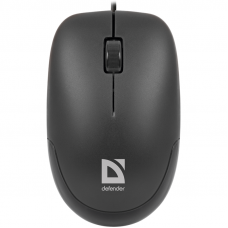 Defender Проводная оптическая мышь Datum MM-010 черный,3 кнопки,1000dpi USB