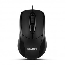 Мышь SVEN RX-110 PS/2 чёрная +PS/2-USB-адаптер