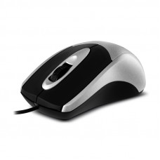 Мышь SVEN RX-110 USB серебристая (2+1кл. 1000DPI, цвет. картон, каб. 1,5м)