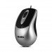 Мышь SVEN RX-110 USB серебристая (2+1кл. 1000DPI, цвет. картон, каб. 1,5м)