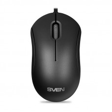 Мышь SVEN RX-60 USB чёрная (2+1кл. 1000DPI, каб. 0,7м, автосмотка, блист.)