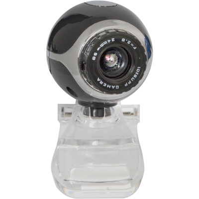 Камера Web Defender C-090 черный 0.3Mpix (3200x2400) USB2.0 с микрофоном
