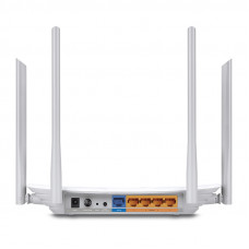 AC1200 Wireless Dual Band Router, 867 at 5 GHz +300 Mbps at 2.4 GHz, 802.11ac/a/b/g/n, 1 port WAN 10/100 Mbps + 4 ports LAN 10/100 Mbps, 4 fixed antennas