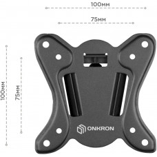 Кронштейн для телевизора Onkron R3 черный 10"-32" макс.25кг настенный поворот и наклон